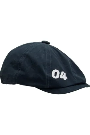 Chillouts Flat cap Dartford Hat met cijfers borduursel-detail