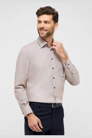 ETERNA Overhemd met lange mouwen MODERN FIT NON IRON (strijkvrij)