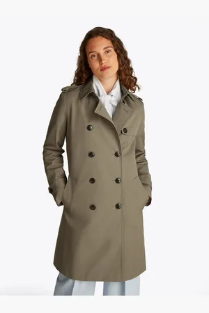 Tommy Hilfiger Trenchcoat COTTON DB SLIM FIT TRENCH met de kenmerkende trenchdetails