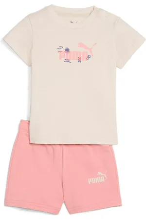 PUMA Trainingspak MINICATS SANDY ADVENTURES TEE AND SHORTS SET INF (2-delig)