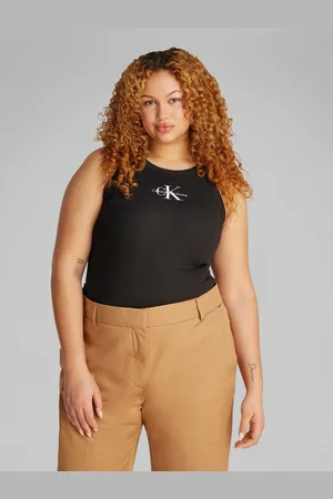Calvin Klein Tanktop PLUS MONOLOGO RIB TANK TOP