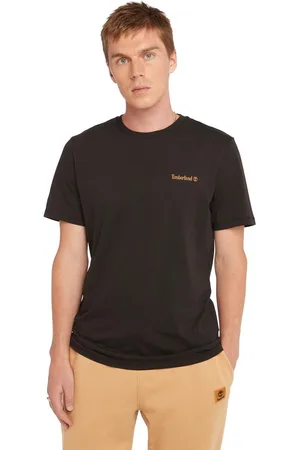 Timberland T-shirt Small Linear Logo Print Tee