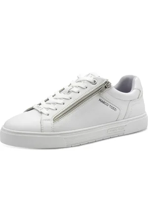 Marco Tozzi Plateausneakers , vrijetijdsschoen, lage schoen, veterschoen met perforatie