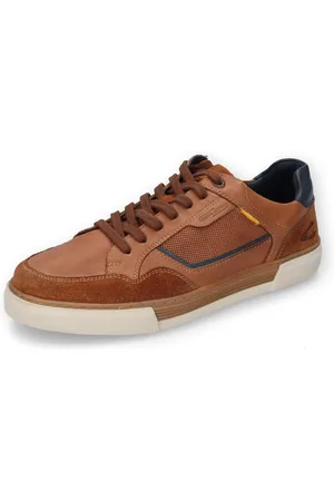 Camel Active Sneakers , retro sneaker, veterschoen, lage schoen met leren binnenzool