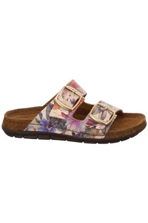 Rohde Slippers Rodigo sleehak, zomerschoen, pantoffels met zacht voetbed