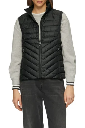 QS by s.Oliver Bodywarmer met opstaande kraag