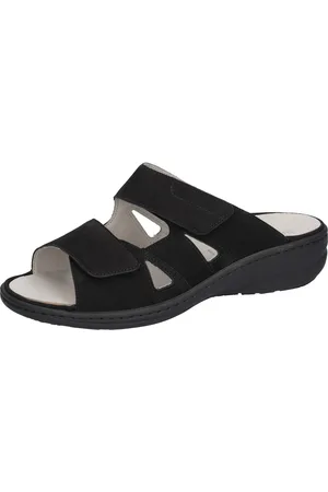 Waldläufer Slippers HERIA Zomerschoen, comfort schoen, pantoffel in breedte H, met klittenbandsluiting