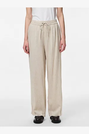 Pieces® Comfortbroek PCPIA HW WIDE PANTS WVN NOOS