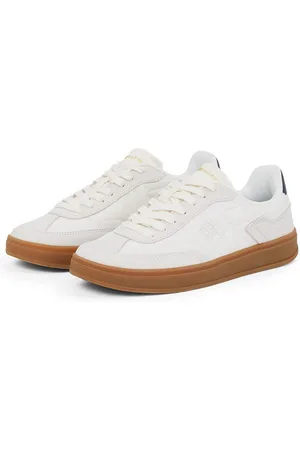 Tommy Hilfiger Plateausneakers TH HERITAGE SNEAKER , vrijetijdsschoen, lage schoen, veterschoen met logo-borduursel