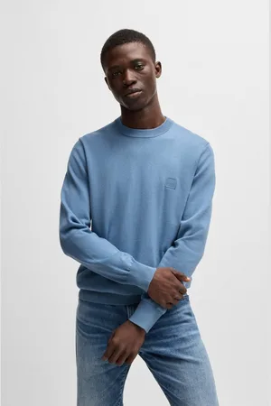 HUGO BOSS Gebreide trui Kanovano_S 1026 met een ronde hals