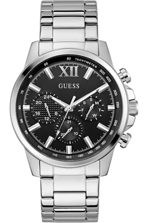 Guess Multifunctioneel horloge Walker Quartz horloge, polshorloge, herenhorloge, datum, weekdag, siliconen band