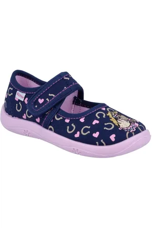 Richter Pantoffels Mia WMS: Medium Klittenbandschoen met pastelprint, maat sjabloon om te downloaden