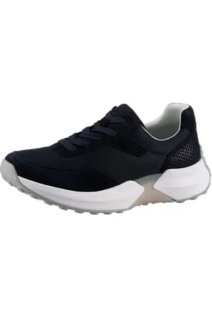 Gabor Sneakers met sleehak , vrijetijdsschoen, lage schoen, veterschoen met optifit-voetbed