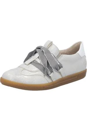 Rieker Slip-on sneakers , slipper, lage schoen, vrijetijdssneaker met modieuze veters