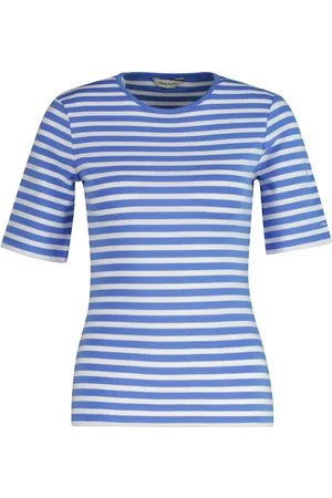 GANT T-shirt SLIM STRIPED 1X1 RIBBED KA T-SHIRT