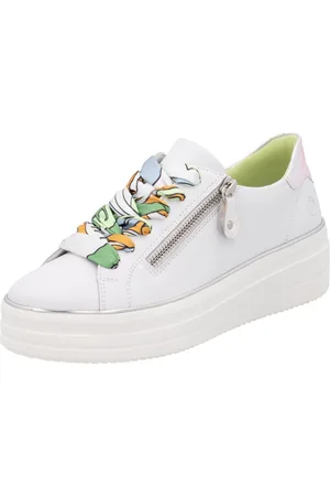 Remonte Plateausneakers , vrijetijdsschoen, lage schoen, veterschoen met zijrits