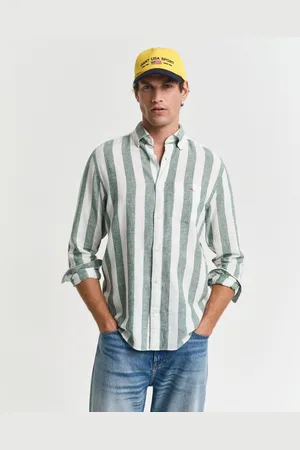 GANT Overhemd met lange mouwen REG COTTON LINEN BOLD STRIPE SHIRT
