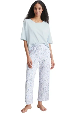 Marc O’ Polo 7/8 broek Mix & Match Cotton met losse fit, elastische band en steekzakken