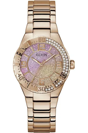 Guess Kwartshorloge Sangria Horloge, dameshorloge, stalen armband