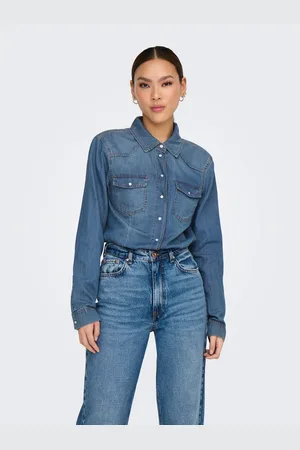 ONLY Jeans blouse ONLALICE REG SHIRT DNM BOX AKM