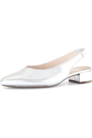 Gabor Slingback pumps , blokhak, feestdagsschoen, avond-schoen met elastische band