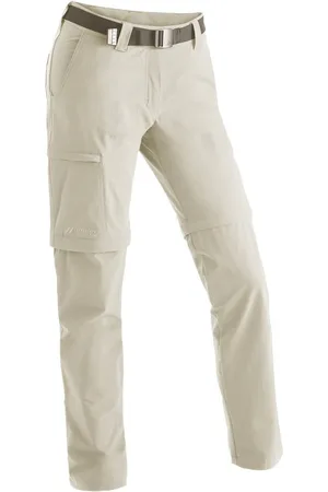 Maier Sports Functionele broek Inara slim zip Dames wandelbroek, zipp-off outdoorbroek, 4 zakken, slim fit