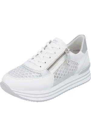 Remonte Plateausneakers , vrijetijdsschoen, lage schoen, veterschoen, vegan, contrastafwerking