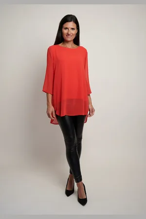 Seidel Moden Blouse met lange mouwen met laagjes, made in germany