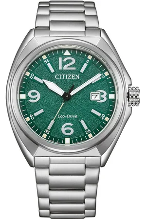 Citizen Solarhorloge Polshorloge, herenhorloge, analoog, dag, batterijontladingsindicator