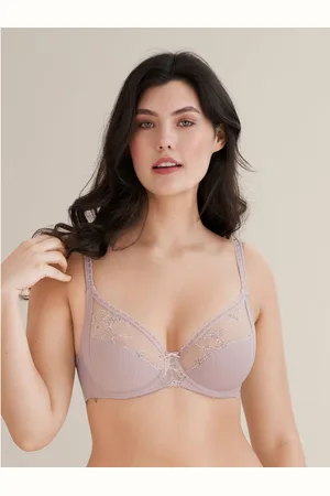 Conturelle Beugel-bh Mille Fleurs Decoratieve buitenband in high-apex-look is lengteverstelbaar