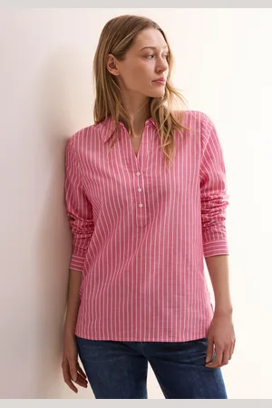 CECIL Blouse met lange mouwen in structuur-look