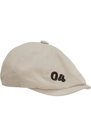 Chillouts Flat cap Dartford Hat met cijfers borduursel-detail