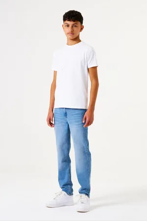 Garcia Dad-jeans Dalino voor jongens, met verwoeste effecten