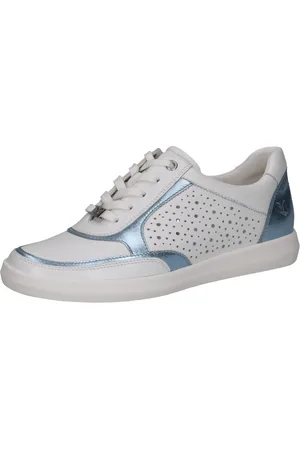 Caprice Plateausneakers , vrijetijdsschoen, lage schoen, veterschoen met perforatie