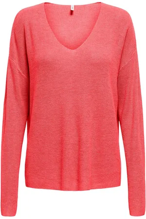 ONLY Gebreide trui ONLLECIA LIFE LS LOOSE V-NECK CC KNT