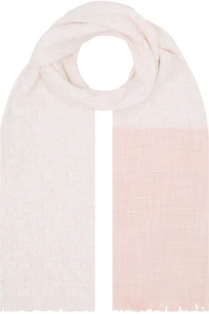 Calvin Klein Sjaal MONOGRAM COTTON GAUZE STOLE