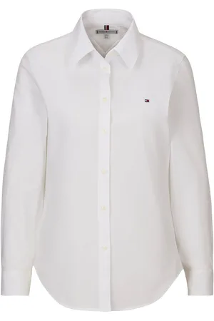 Tommy Hilfiger Overhemdblouse STRETCH REGULAR LS SHIRT geborduurd logo