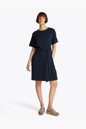 Tommy Hilfiger Blousejurk MODERN CODY DRESS met geborduurd logo