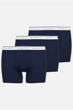 Bugatti Boxershort Met elastische logoband (Set van 3)