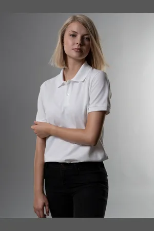 Trigema Poloshirt slim fit poloshirt van DELUXE-piqué (1-delig)
