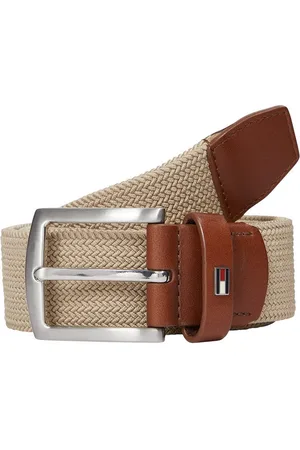 Tommy Hilfiger Gevlochten riem DENTON ELASTIC 3.5 Flexibel in grootte verstelbaar, elastisch, metaal logo