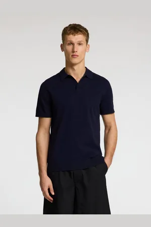 SELECTED Poloshirt SLHBERG SS KNIT POLO NOOS