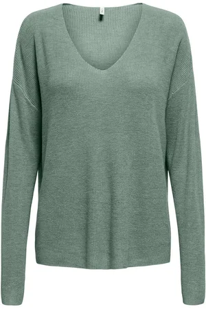 ONLY Gebreide trui ONLLECIA LIFE LS LOOSE V-NECK CC KNT