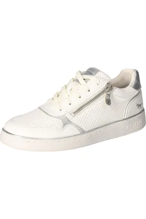 Mustang Sneakers , plateausneaker, veterschoen met rits