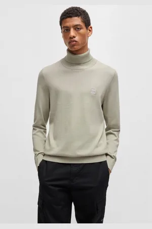 HUGO BOSS Gebreide trui Akiro_S met staand kraagje