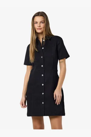 Noisy May Jeans jurk NMNISA S/S SLIM DENIM DRESS VI526BL NOOS