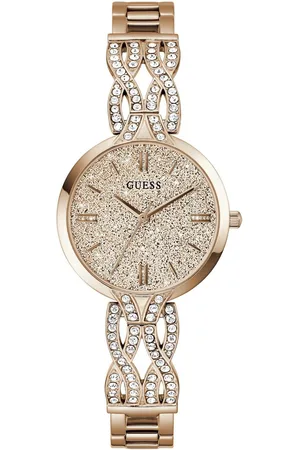 Guess Kwartshorloge Coral Horloge, dameshorloge, stalen armband