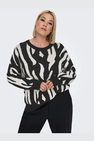 ONLY Gebreide trui CARMONTANA LS JQ LOOSE O-NECK KNT