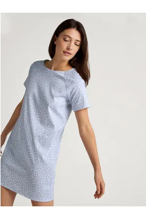 Calida Nachthemd Favourites Sleep Decoratieve split aan de zoom