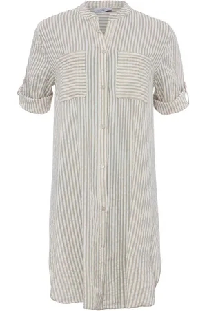 Zwillingsherz Blouse met korte mouwen Langblouse "Kida"